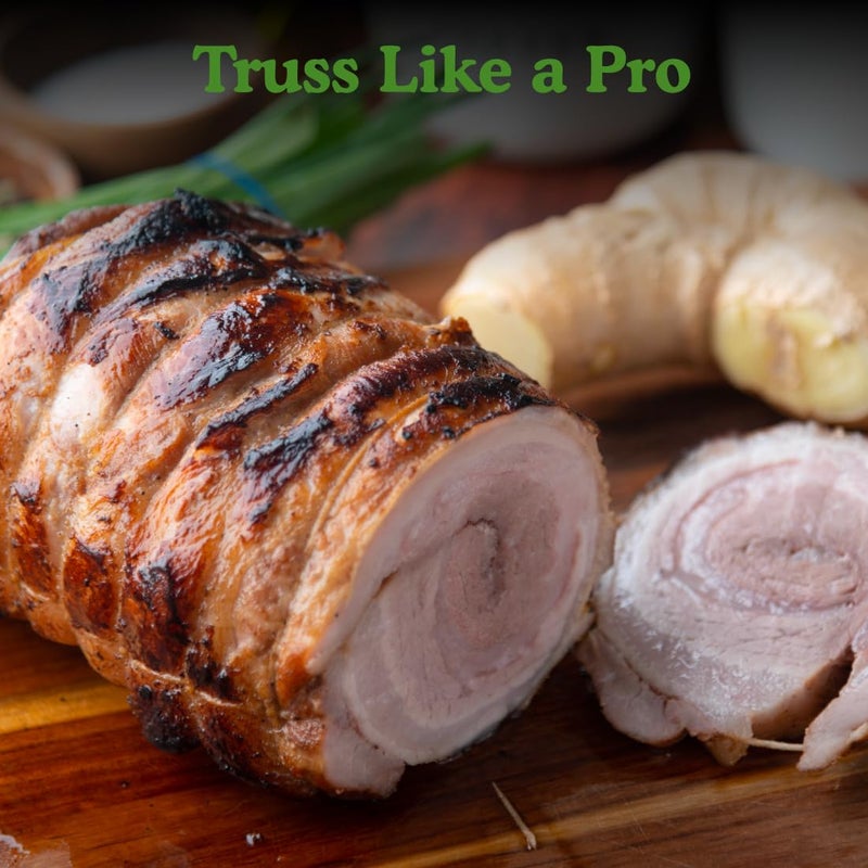 Regency Wraps Trussing Bands, 7" Cotton Elastic Poultry Loops, Pack of 200, Oven and Food Safe for Making Rotisserie Chicken, Roasting Turkey, Forming Roasts - Image 5